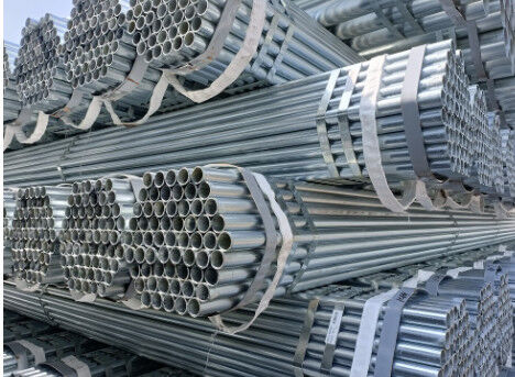 Galvanised Metal Scaffold Tube 6m Length  245N/mm2 3.2 thickness steel pipe