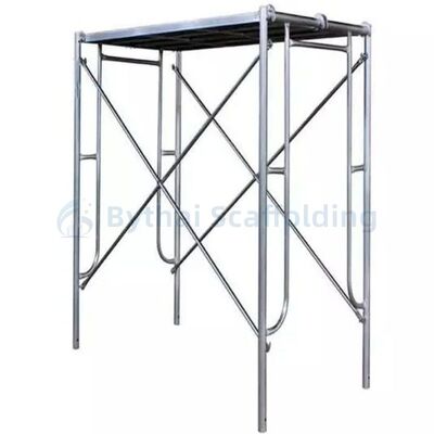Fabricated Mobile Scaffolding Tower Staging Powder Coated Certified Mason Frame