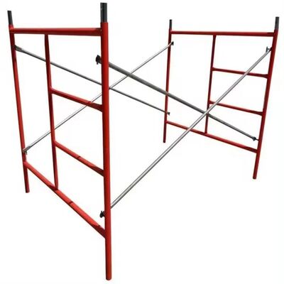 Non-Slip Surface Safway Style Scaffolding Ladder Frame Easy to Assemble and Disassemble