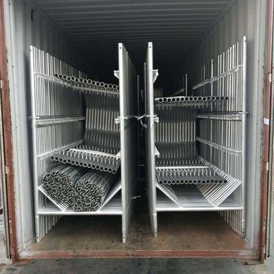 Corrosion-Resistant Q195 Tubular Steel Frame Scaffolding Lightweight and Easy Assembly