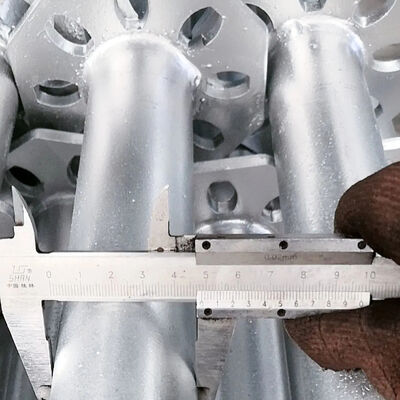 2026 Q355 Steel 3.2mm Hot-dipped Galvanized Ringlock Brace Head with Q235  Steel Rosette Construction