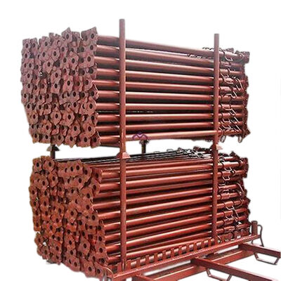 Steel Prop, Hot‑dip Galvanized Adjustable Steel Prop for Concrete Formwork Load Bearing in Building Construction BYTHAI