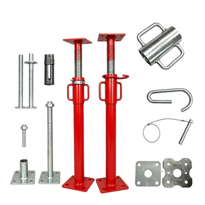 Steel Prop, Hot‑dip Galvanized Adjustable Steel Prop for Concrete Formwork Load Bearing in Building Construction BYTHAI