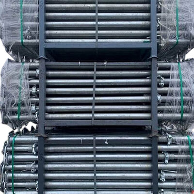 Strongboys On Steel Acrow Props, Galvanized Steel Strongboy Attachments for Concrete Formwork Beam Support in Building Projects BYTHAI