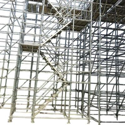 5 foot scaffold hot dip galvanized steel frame type 1.52m height heavy duty scaffold for building renovation BYTHAI