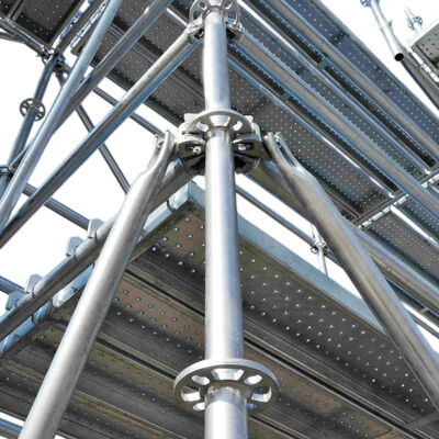 foot scaffolding hot dip galvanized steel frame 1.52m height multi-layer heavy load scaffold for exterior wall construction BYTHAI