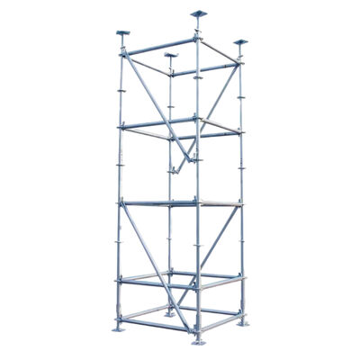 industrial ringlock scaffolding for bridge Q235 hot dip galvanized steel heavy duty structure for bridge construction support and infrastructure engineering works BYTHAI