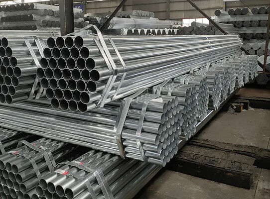 Galvanised Steel Scaffold Tube 420N/mm2  quality 6.4kg/m Weight