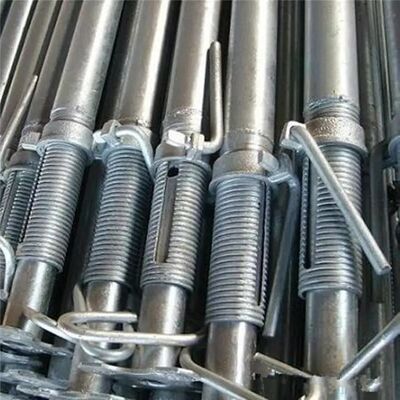 HDG Surface Treatment Adjustable Height Steel Props For Construction