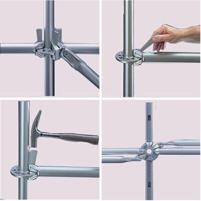 Heavy Duty Painted Hardware Scaffolding Accessories 3M Steel Ringlock