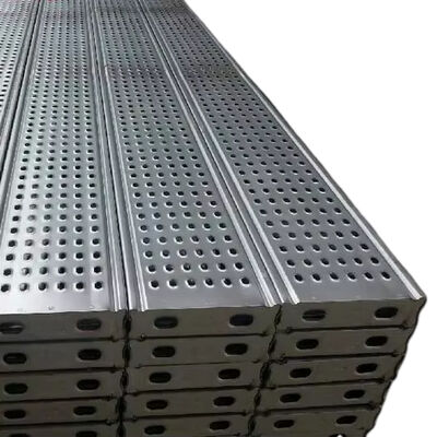 OSHA Scaffold Planks, 225mm Width, 3m Standard Length, Anti-slip Punch Surface, Alloy OSHA Scaffold Planks for Construction Working Platform BYTHAI