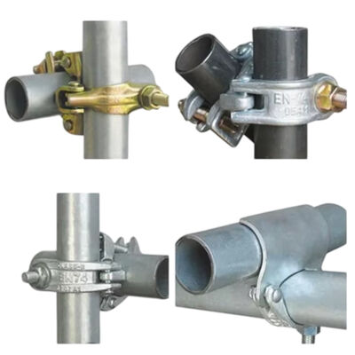 Scaffolding double clamp hot dipped galvanized forged steel 48.3mm tube connector high load bearing for scaffolding cross pipe connection BYTHAI