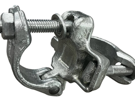 scaffolding clamp swivel high strength malleable steel galvanized rotatable locking for industrial scaffolding joint fixing and structural bracing BYTHAI